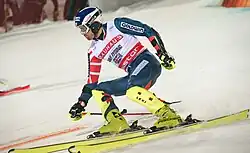 Dave Ryding in Hammarbybacken, January 2018