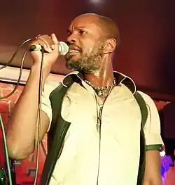 McAlmont performing in 2017
