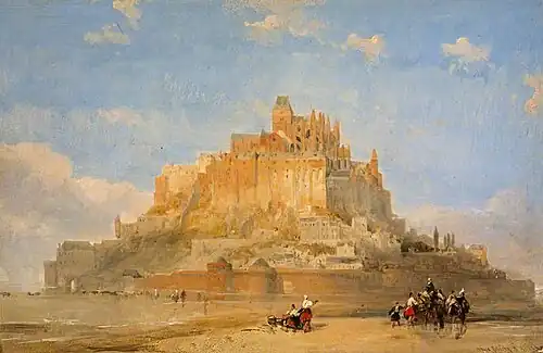 Mont Saint Michel, 1848