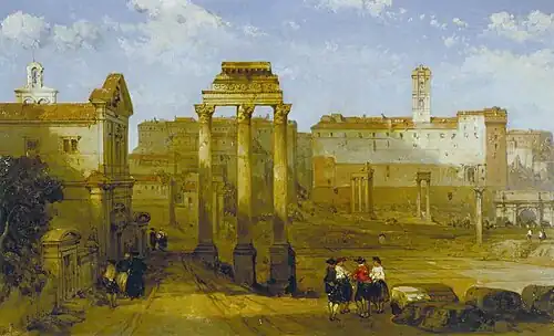 The Forum, Rome, 1859