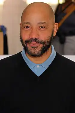Wright at the 2025 Texas Book Festival.