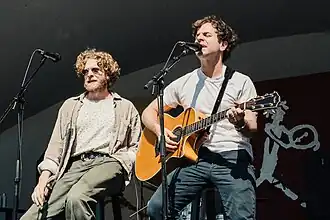 Dawes performing in Edmonton in 2024