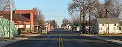 Downtown Dawson: Ridge Street (U.S. Route 75), November 2012
