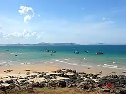 View of Bãi Xép An beach