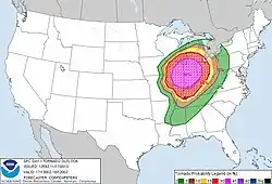30 hatched tornado risk for all of the high-risk area.