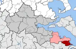 Location within the regional unit