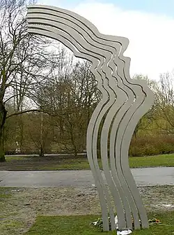 Image 3De Schreeuw (The Scream) is a memorial commemorating Theo van Gogh and a symbol of the freedom of speech. (from Freedom of speech by country)