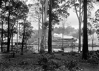 1920s photo of the Number 1 sawmill