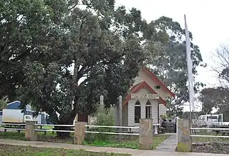 A former church at Deans Marsh