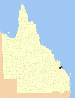 Location within Queensland