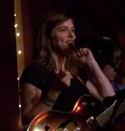 Talan performing in NYC on April 22, 2006.