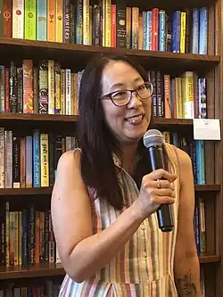 At a book signing in 2019