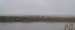 Debin through the morning mist over the Kolyma River