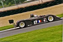 The LMP296 at the Donington Park round of the International Sports Racing Series in 1997.