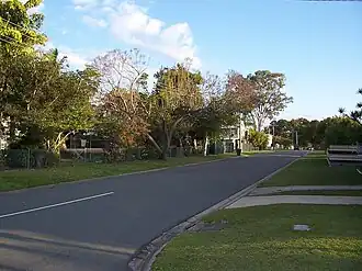 Residential area in Deception Bay