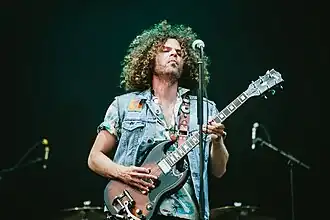 Stockdale performing in July 2018