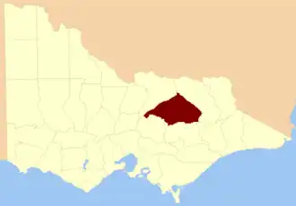 Location in Victoria
