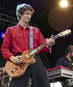 Delicate Steve performing in 2017