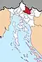 The location of the Municipality of Delnice