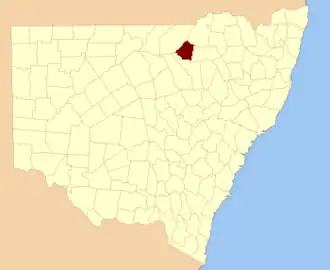 Location in New South Wales
