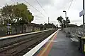 Westbound view from Platform 2, May 2014