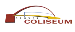 Current logo for the Denver Coliseum
