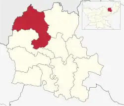 Location of Deoghar