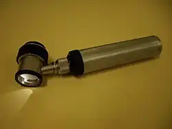 A dermatoscope.