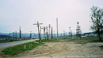Derrick in the village