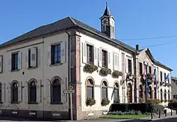 The town hall in Dessenheim
