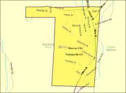 Detailed map of Murray City
