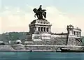 Deutsches Eck Monument (1894–97), Koblenz.