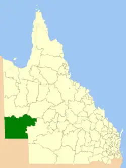 Location within Queensland