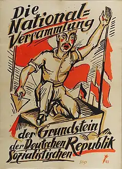 Pechstein, "The National Assembly the Foundation Stone of the German Socialist Republic" (1919)