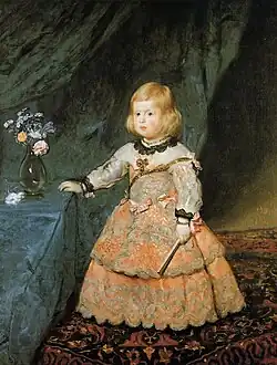 Infanta Margarita Teresa in a Pink Dress (1653), Velázquez, Kunsthistorisches Museum, Vienna.