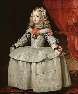 Infanta Margarita in a White and Silver Dress (1656), Velázquez, Kunsthistorisches Museum, Vienna.
