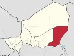 Location within Niger
