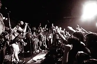 Dillinger Four performing in 2006