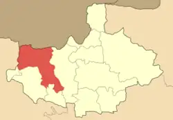 Location within the regional unit