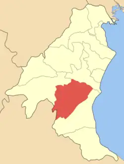 Location within the regional unit