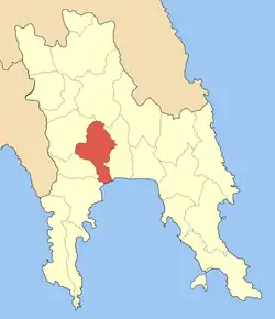 Location within the regional unit
