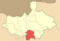 Location within the regional unit