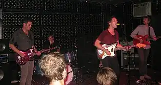 Disappears in 2011. Left to right: Carruesco, Shelley, Case, and Van Herik
