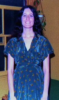 Image 64A young woman wearing a wrap dress. (from 1970s in fashion)