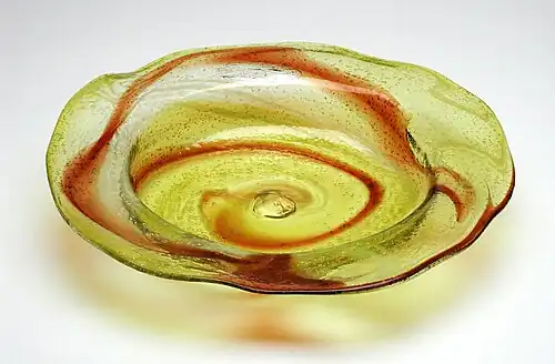 Glass dish for Couper & Sons