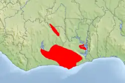 Map of range