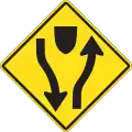 Divided highway ahead.