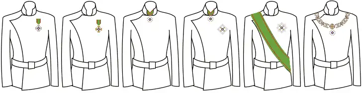 Wearer's guide for each grade (2001–present)