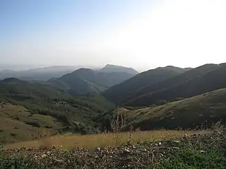 Scenery around Dizapayt Mountain (Azerbaijani: Ziyarət dağı) and Katarovank, near Hin Tagher