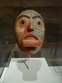 Dzila'qons mask from the Village of Kasaan, Peabody Essex Museum